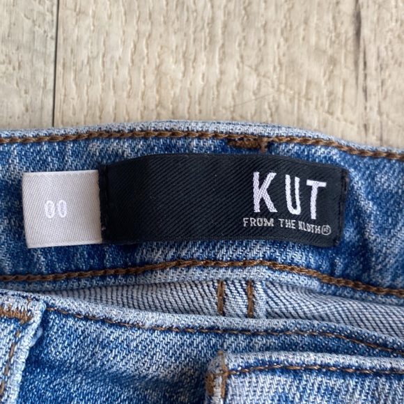 Rachael High Rise Fab Ab Mom Raw Hem, Petite (Keeper Wash) - Picture 3 of 5